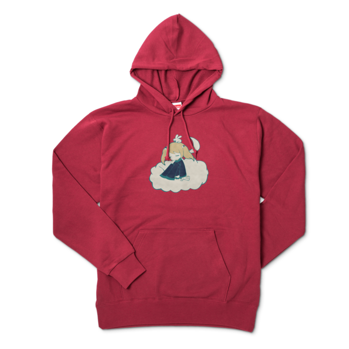 パーカー - XL - バーガンディ