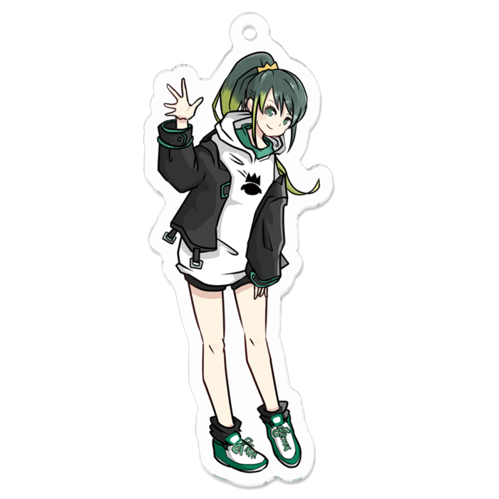 アクリルキーホルダー（コーティング） - 70 x 70 (mm)