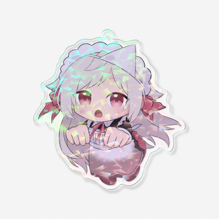 ホログラムアクリルキーホルダー - 100 × 100mm