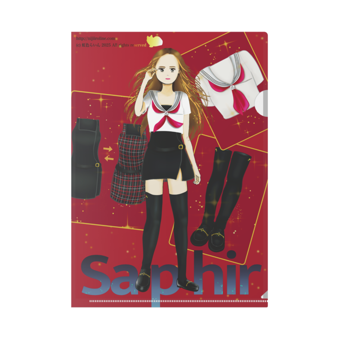 クリアファイル - A4(裏が黒)