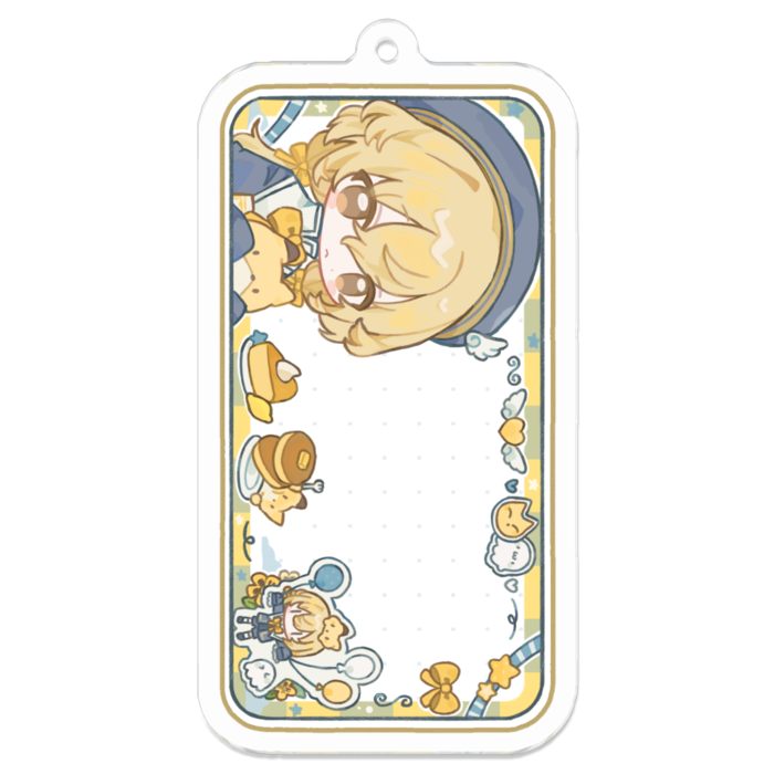 アクリルキーホルダー - 70 x 70 (mm)