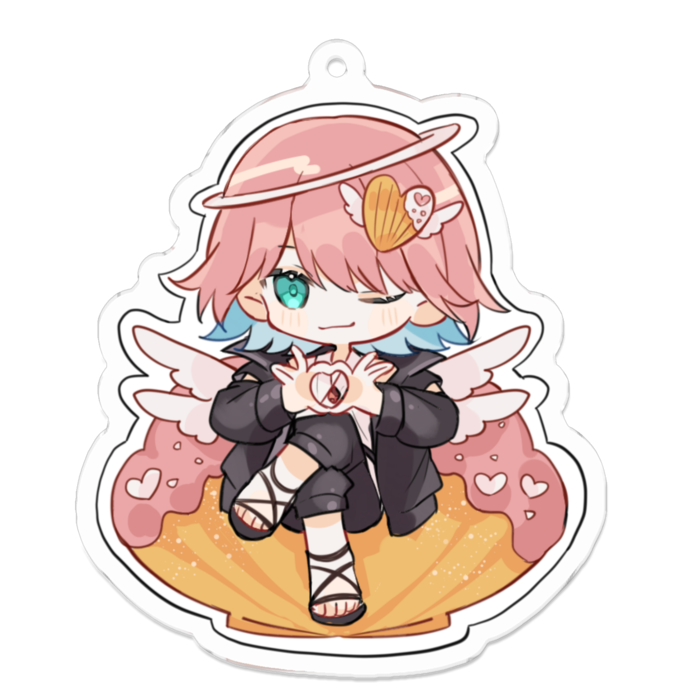 アクリルキーホルダー - 70 x 70 (mm)