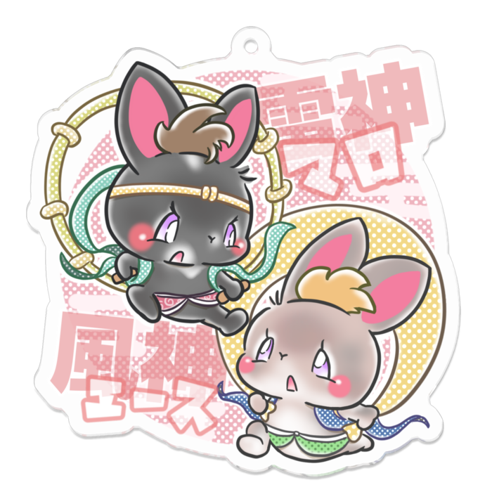 アクリルキーホルダー - 70 x 70 (mm)