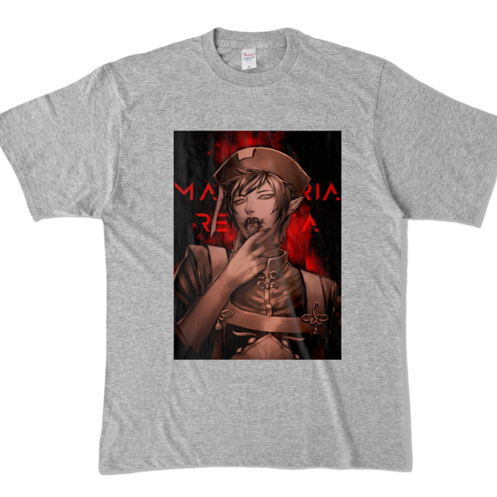 カラーTシャツ - XL - 杢グレー (濃色)