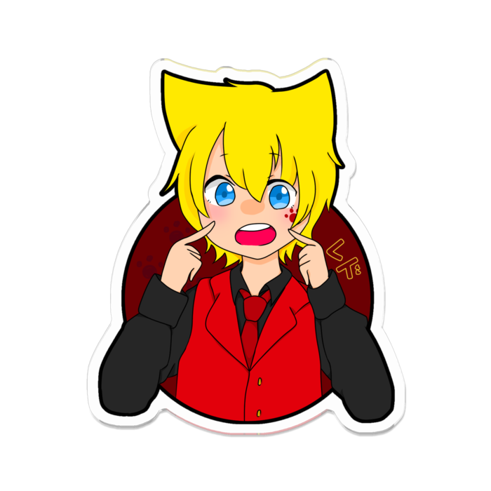 アクリルバッジ - 70 x 70 (mm)