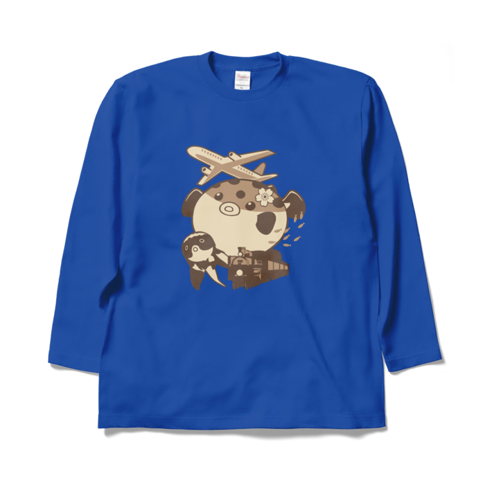 ロングスリーブTシャツ - XL - ロイヤルブルー