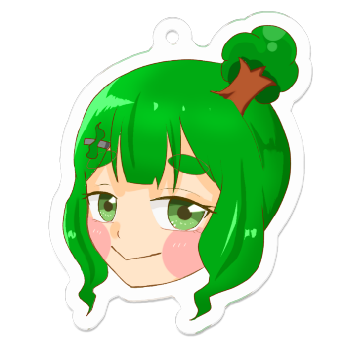 アクリルキーホルダー - 50 x 50 (mm)