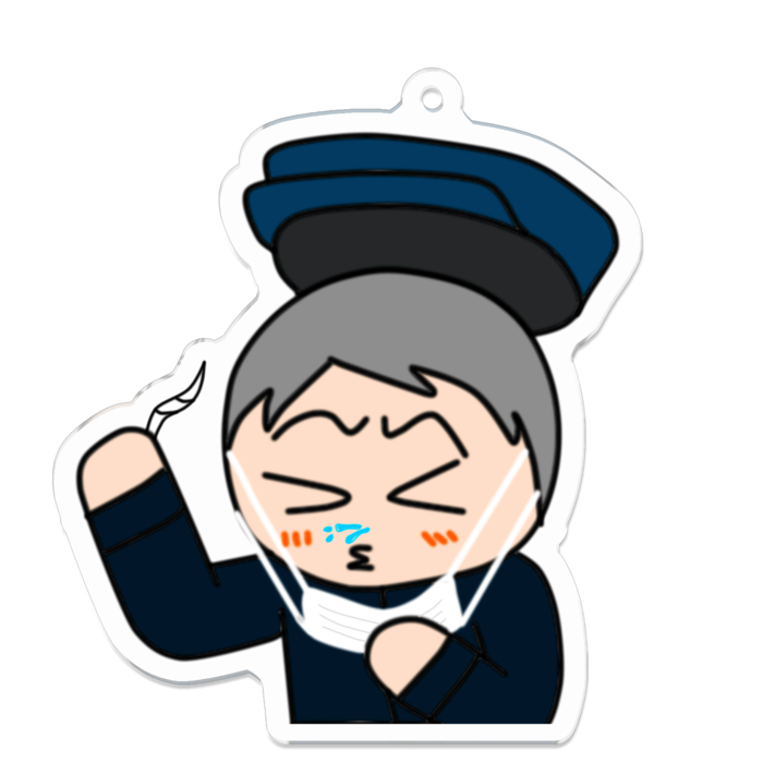 アクリルキーホルダー - 70 x 70 (mm)