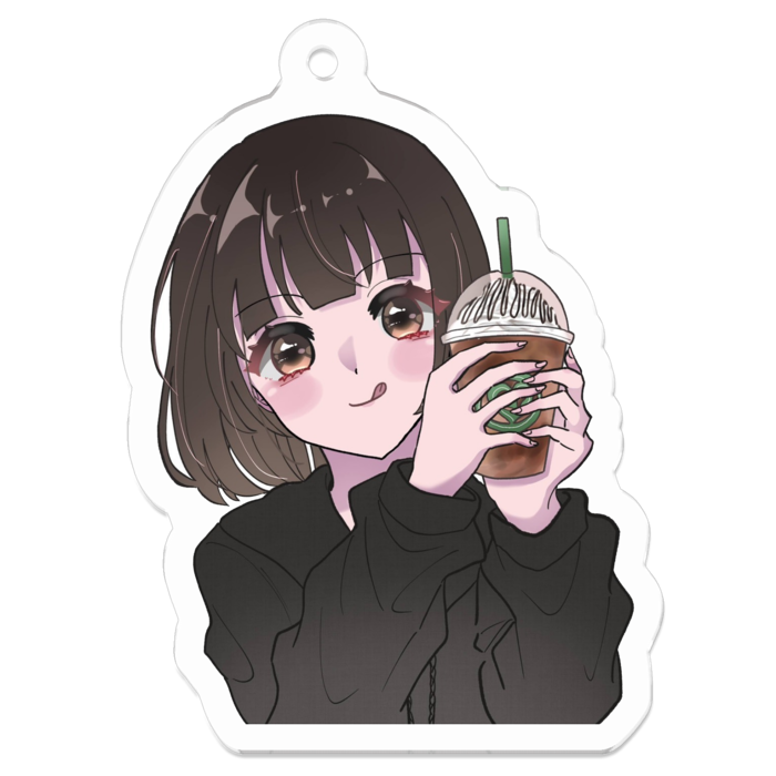 アクリルキーホルダー - 50 x 50 (mm)