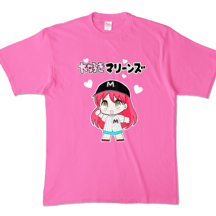 カラーTシャツ - XL - ピンク (濃色)