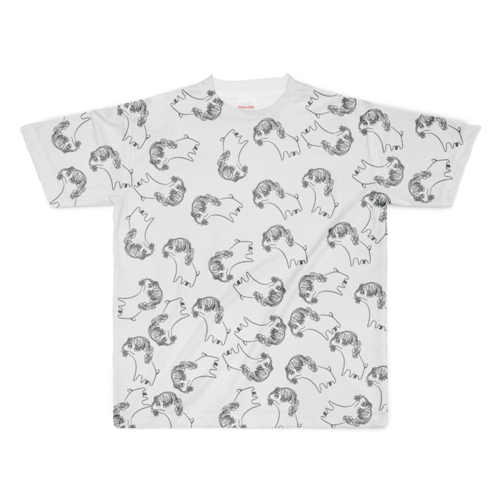 フルグラフィックTシャツ - XL - 両面印刷