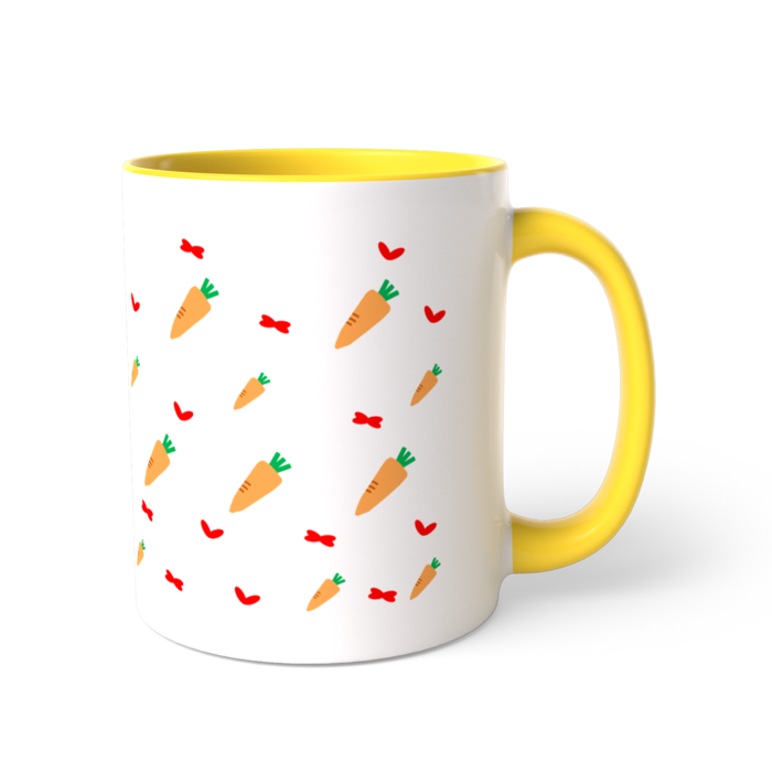 ツートンカラーマグカップ - 直径 8.2cm / 高さ 9.5cm