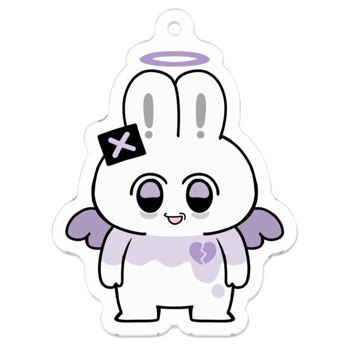 アクリルキーホルダー（コーティング） - 50 x 50 (mm)