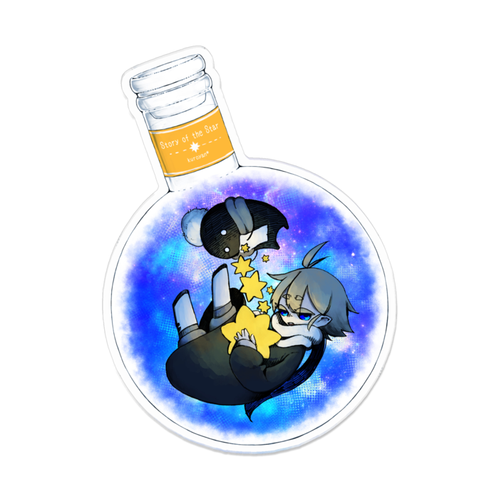 アクリルバッジ - 100 x 100 (mm)