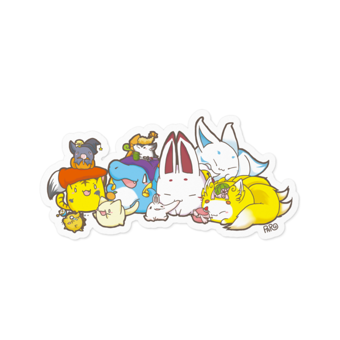 ステッカー - 100 x 100 (mm)