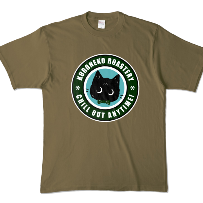 カラーTシャツ - XL - オリーブ (濃色)