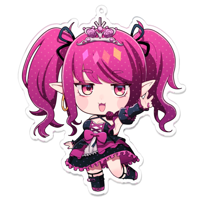 アクリルキーホルダー（コーティング） - 100 x 100 (mm)