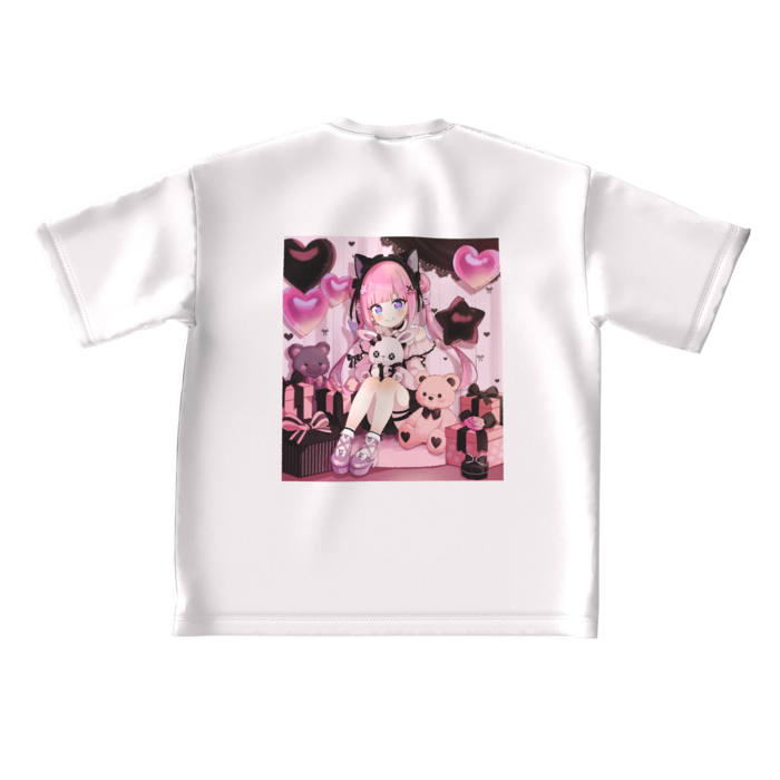 ビッグシルエットTシャツ - L - 背面
