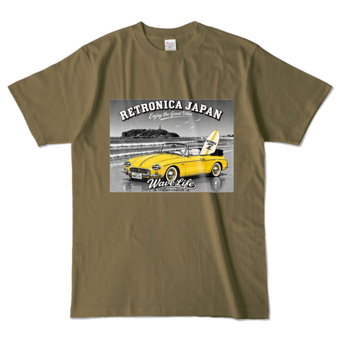 カラーTシャツ - L - オリーブ (濃色)
