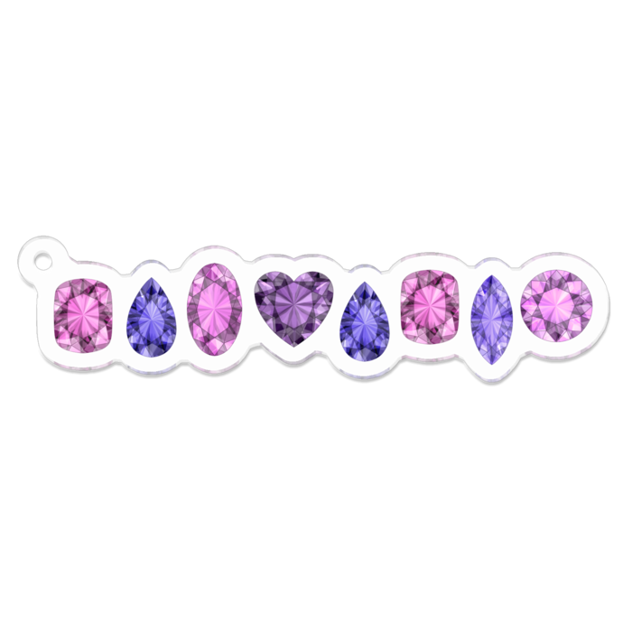 アクリルキーホルダー - 70 × 70 (mm)