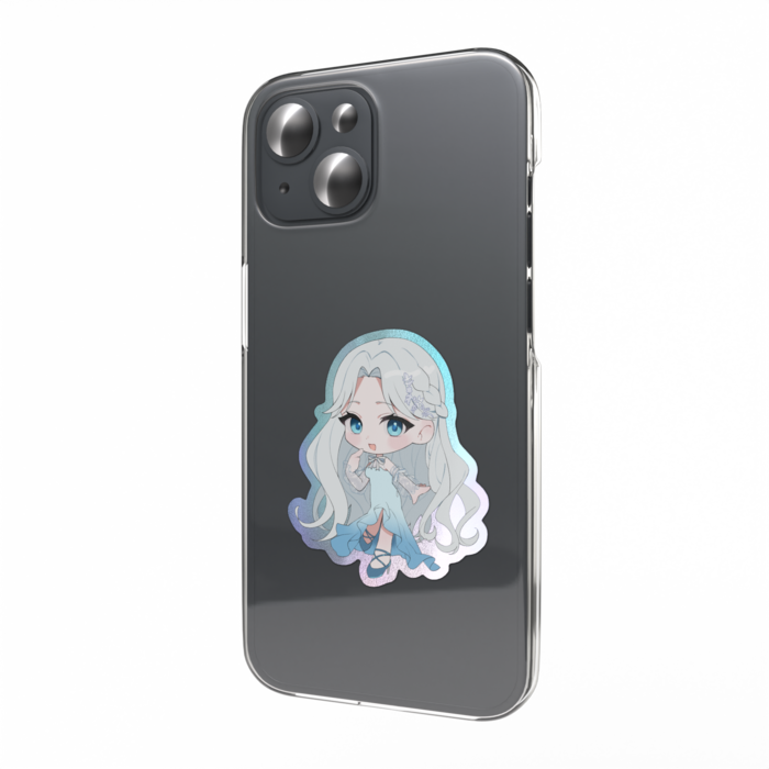 オーロラスマホステッカー - 縦