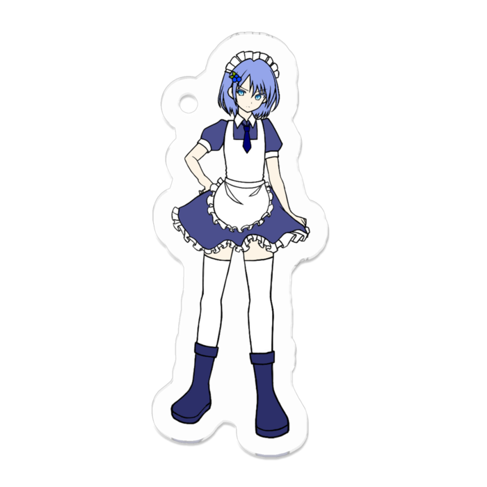 アクリルキーホルダー(コーティング) - 50 x 50 (mm)