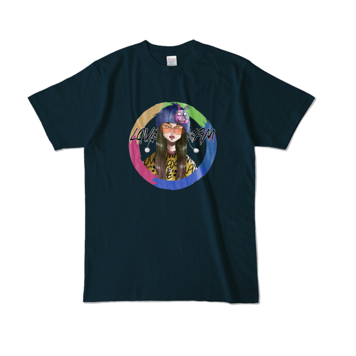 カラーTシャツ - L - ネイビー (濃色)