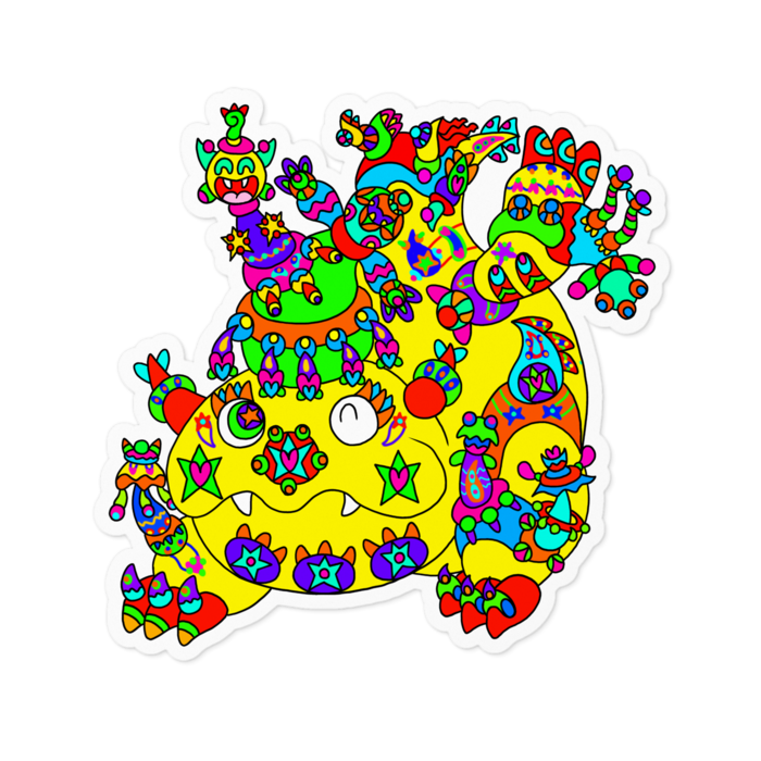 ステッカー - 100 x 100 (mm)