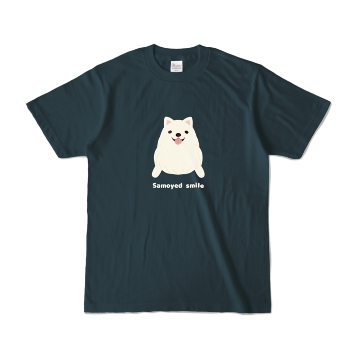 カラーTシャツ　デニム　S
