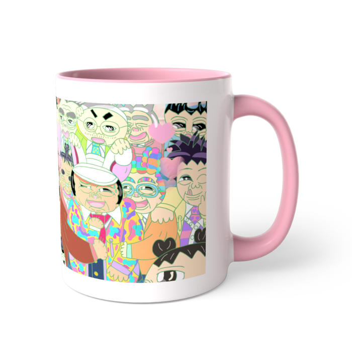 ツートンカラーマグカップ - 直径 8.2cm / 高さ 9.5cm