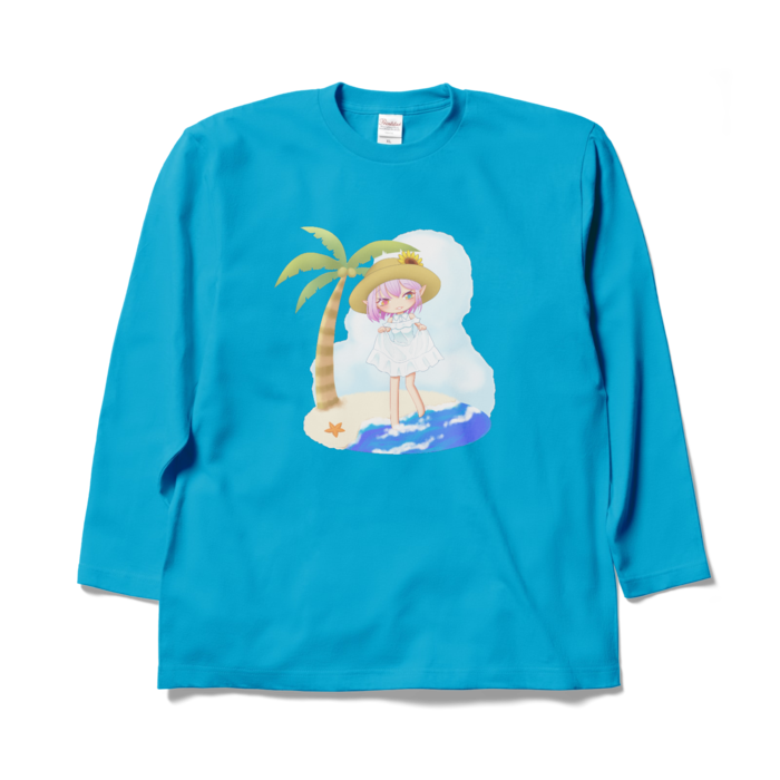 ロングスリーブTシャツ - XL - ターコイズ