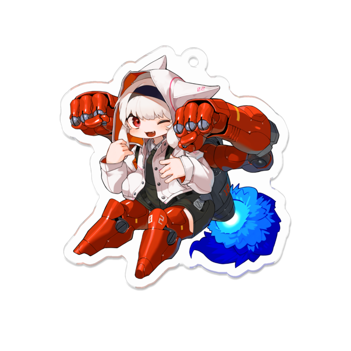 アクリルキーホルダー - 70 x 70 (mm)