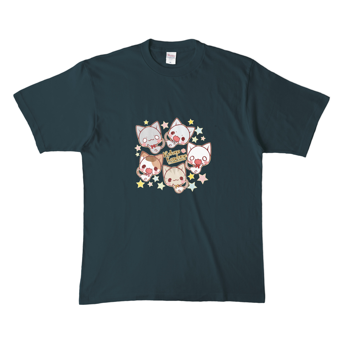 カラーTシャツ(濃色) - XL - デニム