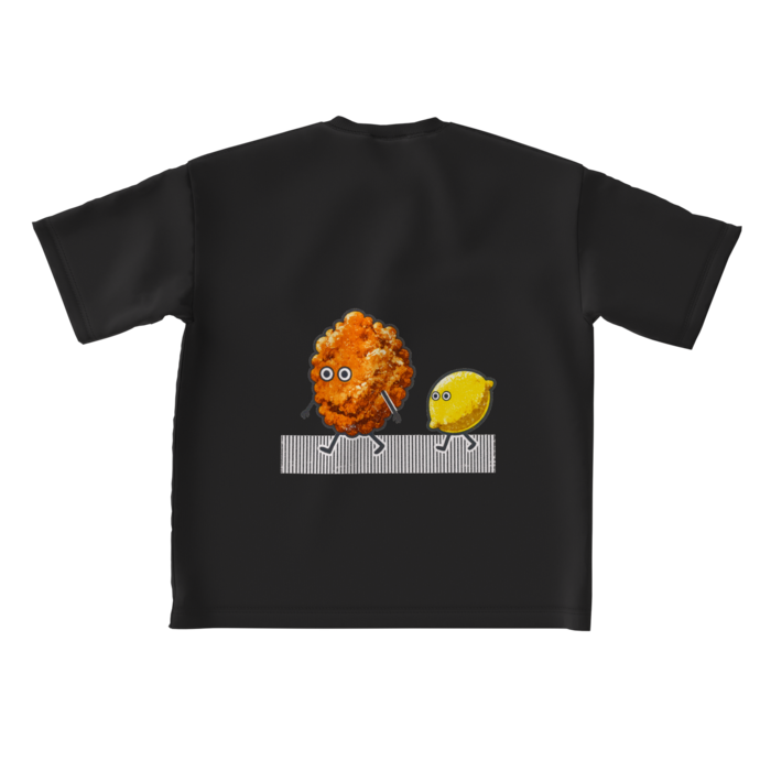 ビッグシルエットTシャツ - L - 背面