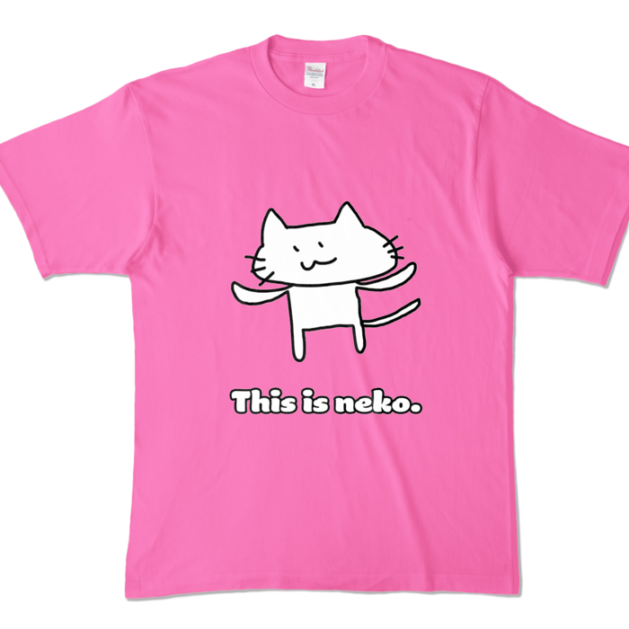 カラーTシャツ - XL - ピンク (濃色)
