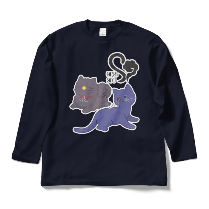 ロングスリーブTシャツ - L - ネイビー