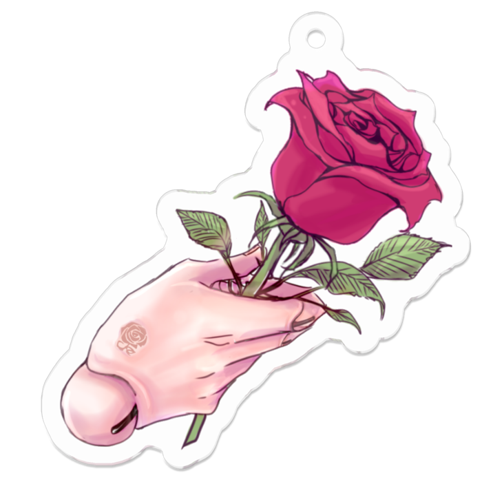 アクリルキーホルダー - 50 x 50 (mm)