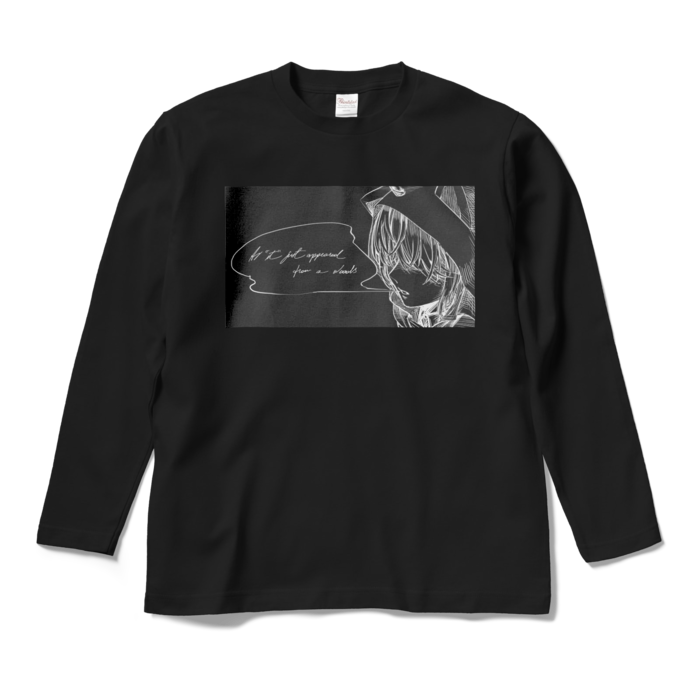 新 祖母の話 ロンT - M - ブラック