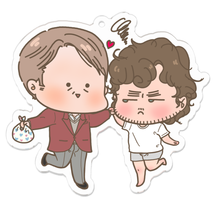 アクリルキーホルダー - 70 x 70 (mm)