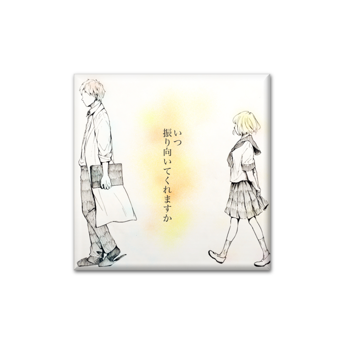 缶バッジ - 四角形40mm