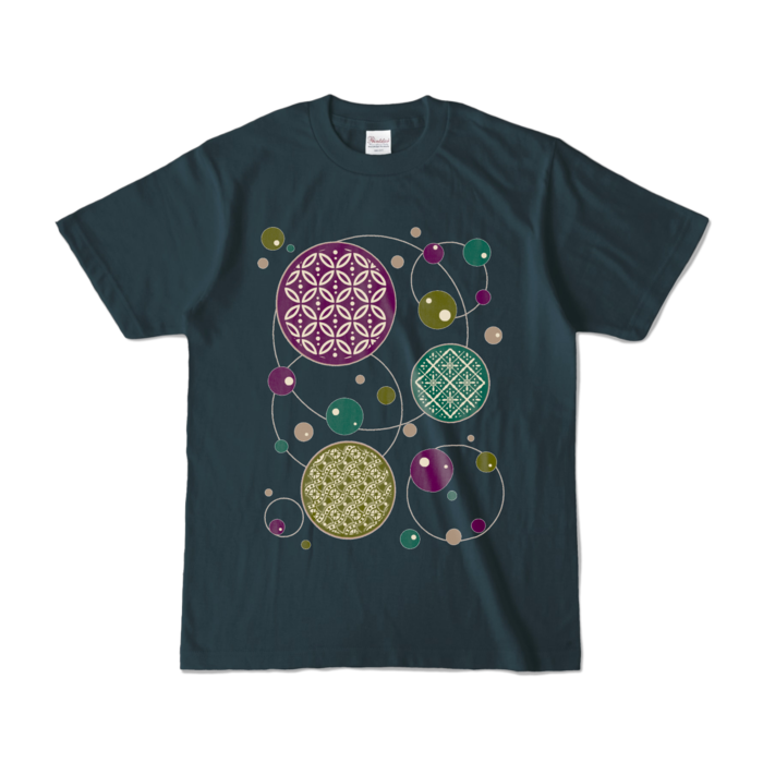 カラーTシャツ - S - デニム (濃色)