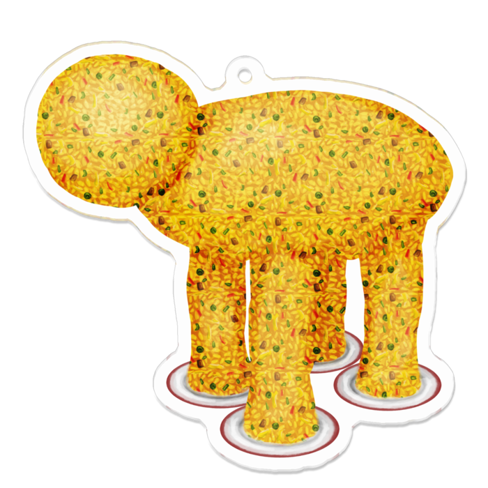 アクリルキーホルダー - 70 x 70 (mm)