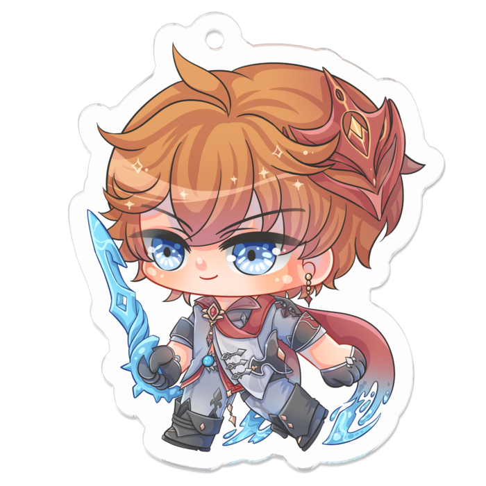 アクリルキーホルダー - 50 x 50 (mm)