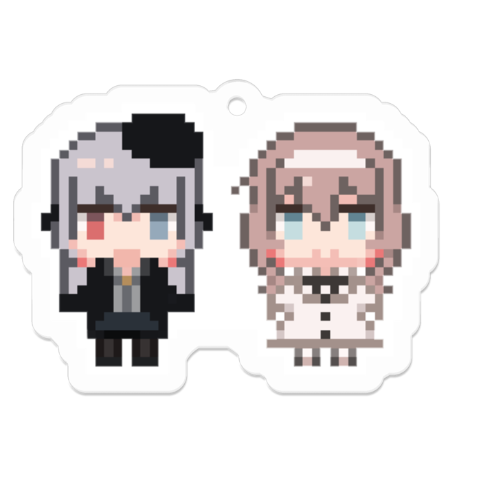 アクリルキーホルダー - 50 x 50 (mm)