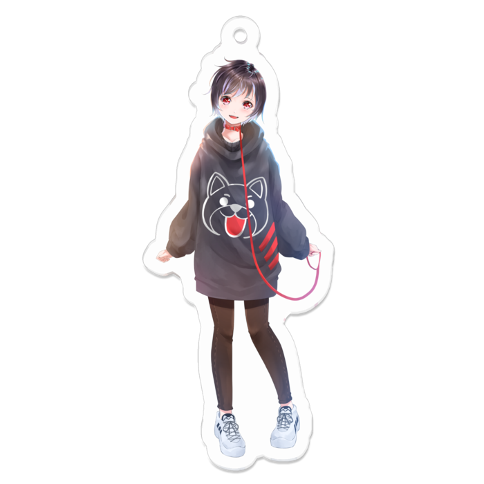 アクリルキーホルダー（コーティング） - 70 x 70 (mm)