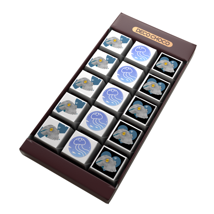 DECOチョコ - 列ごとにデザイン