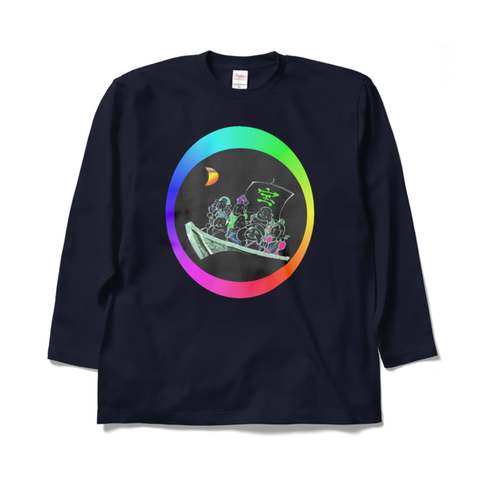 ロングスリーブTシャツ - XL - ネイビー