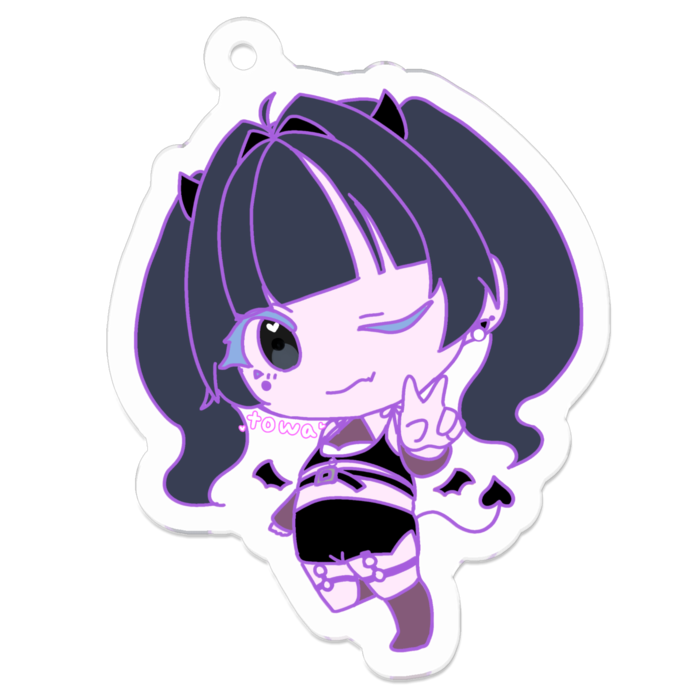 アクリルキーホルダー - 50 x 50 (mm)