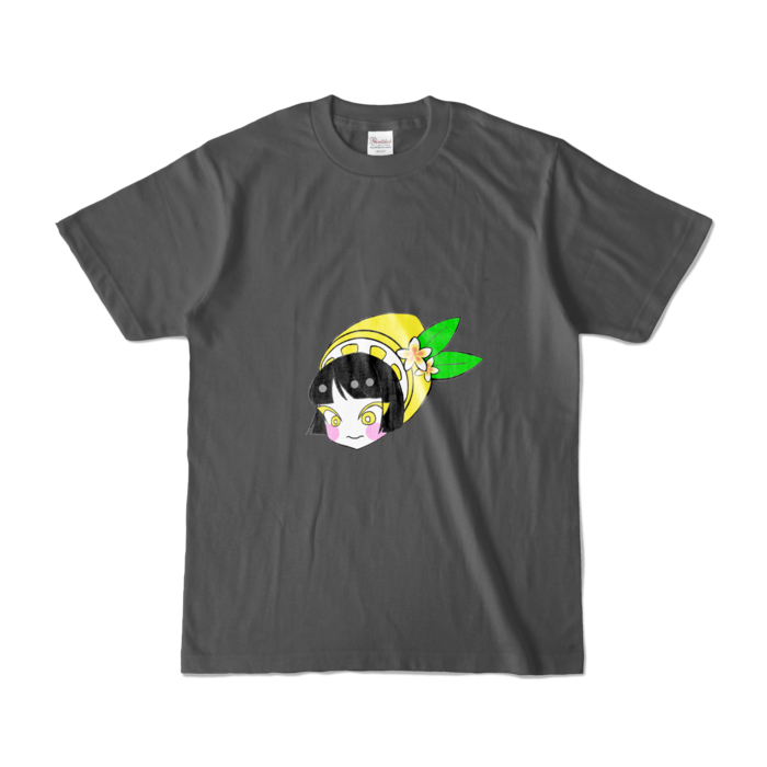 カラーTシャツ(濃色) - S - 両面 - チャコール