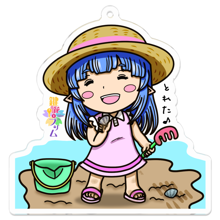 アクリルキーホルダー(コーティング) - 70 x 70 (mm)